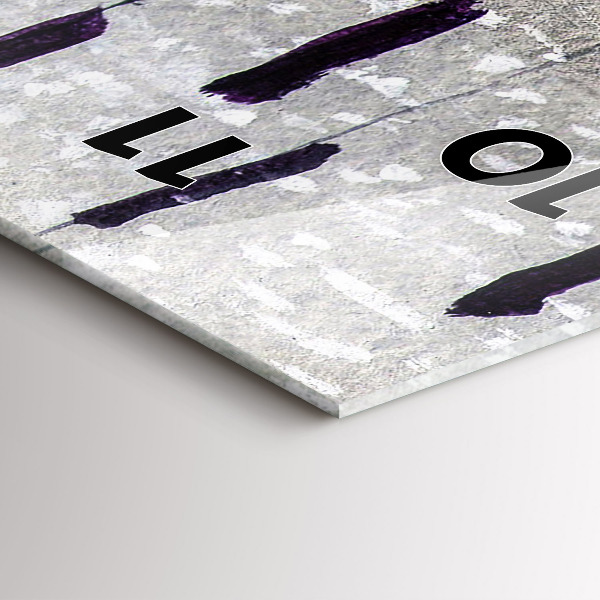 Vertikale Uhr mit motiv Kraniche im Schilf