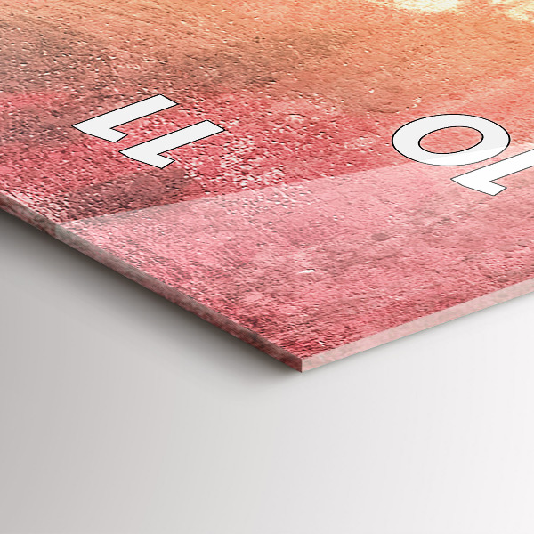 Vertikale Uhr mit motiv Junges verliebtes Paar