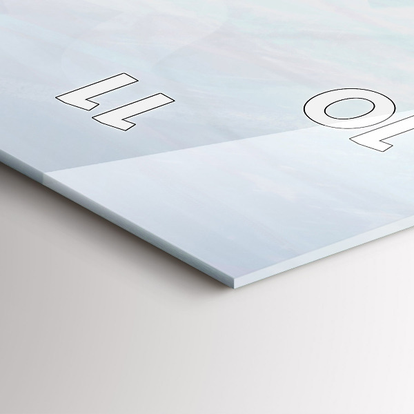 Vertikale Uhr mit motiv Bunte Menschen