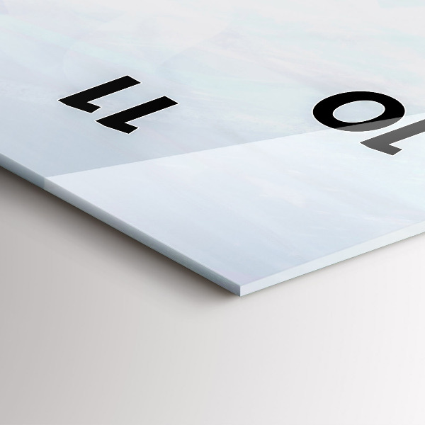 Vertikale Uhr mit motiv Bunte Menschen