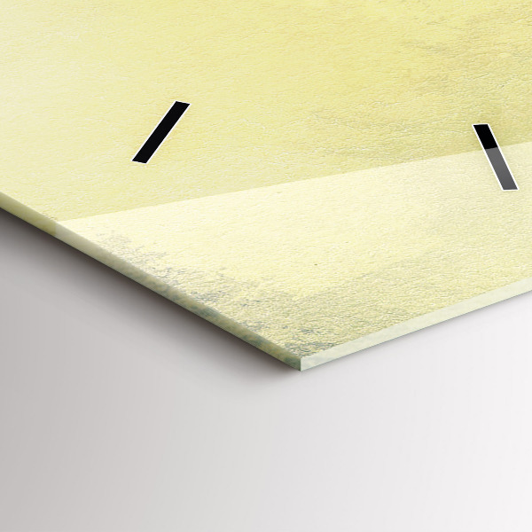 Vertikale Uhr mit motiv Fischerdorf