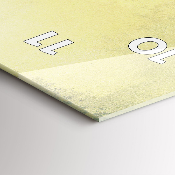 Vertikale Uhr mit motiv Fischerdorf