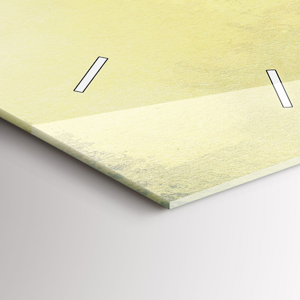 Vertikale Uhr mit motiv Fischerdorf