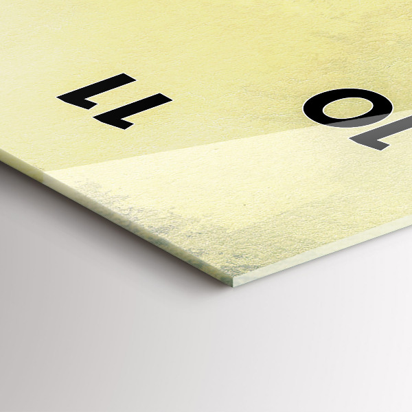 Vertikale Uhr mit motiv Fischerdorf