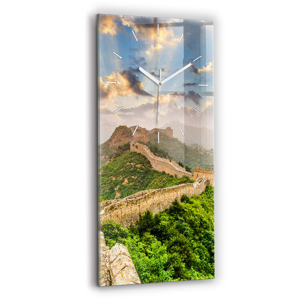 Vertikale Uhr mit motiv Große Mauer von China