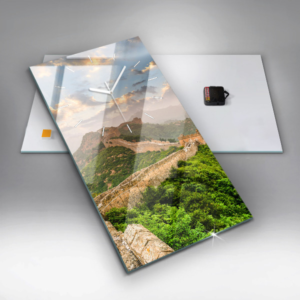 Vertikale Uhr mit motiv Große Mauer von China