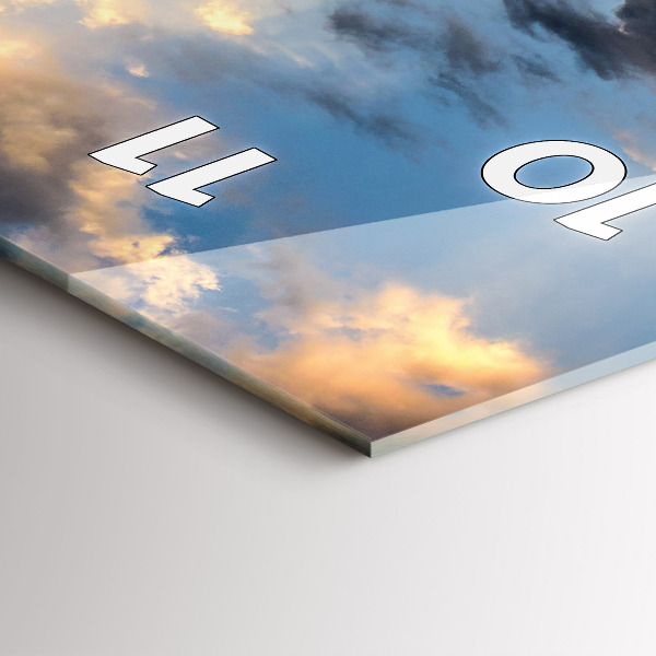 Vertikale Uhr mit motiv Große Mauer von China