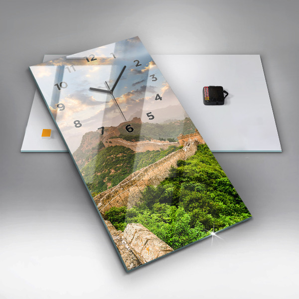 Vertikale Uhr mit motiv Große Mauer von China