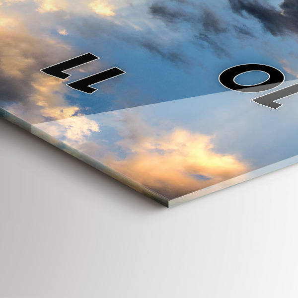 Vertikale Uhr mit motiv Große Mauer von China