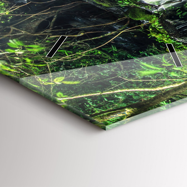 Vertikale Uhr mit motiv Wasserfall Thailand