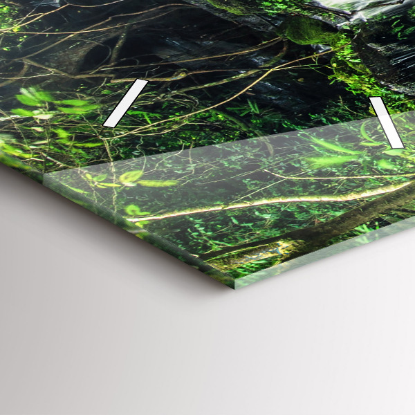 Vertikale Uhr mit motiv Wasserfall Thailand