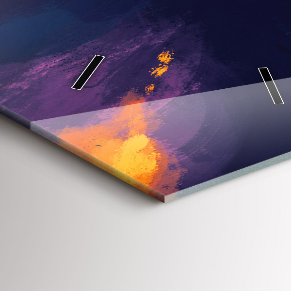 Vertikale Uhr Kind und Luftballons