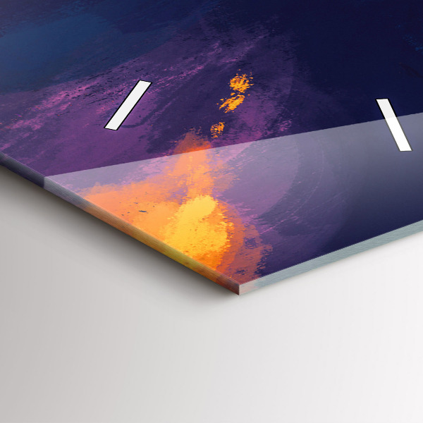 Vertikale Uhr Kind und Luftballons