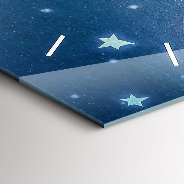 Vertikale Uhr Mädchen auf dem Mond