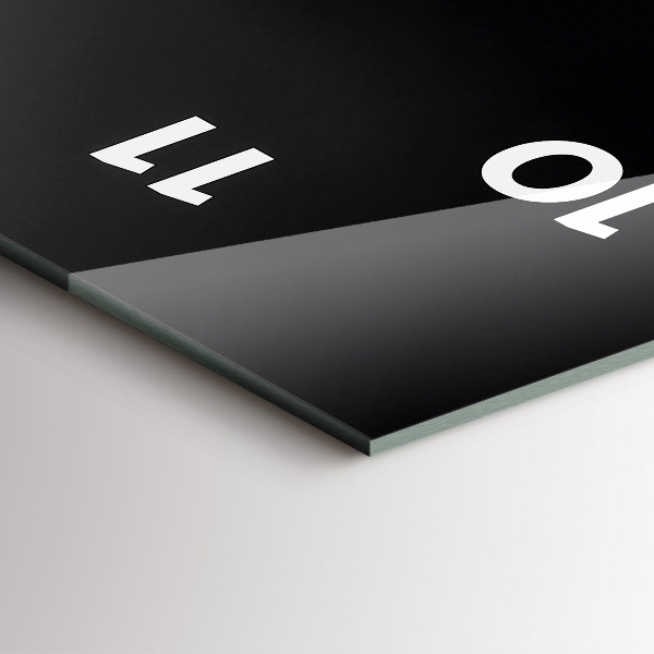 Vertikale Uhr mit motiv Orchideenblüte auf dem Wasser