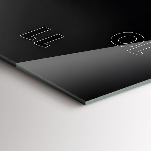 Vertikale Uhr mit motiv Orchideenblüte auf dem Wasser