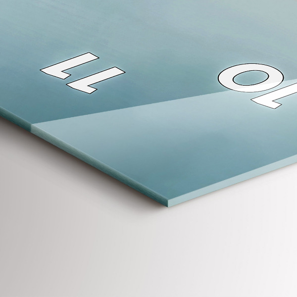 Vertikale Uhr mit motiv Surrealistischer Flamingo