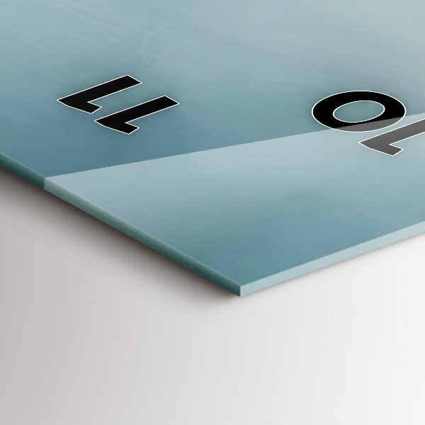 Vertikale Uhr mit motiv Surrealistischer Flamingo