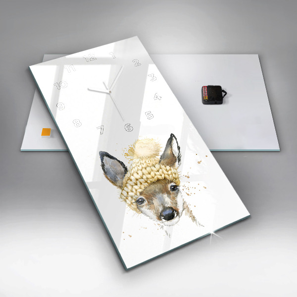 Vertikale Uhr Hirsche