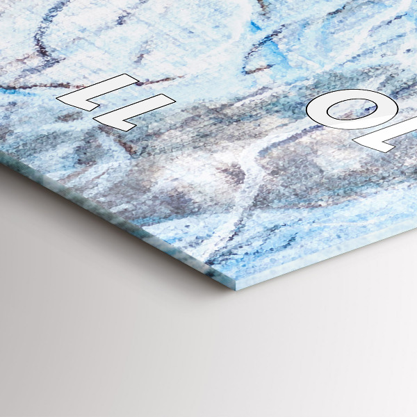 Vertikale Uhr Wölfe im Wald