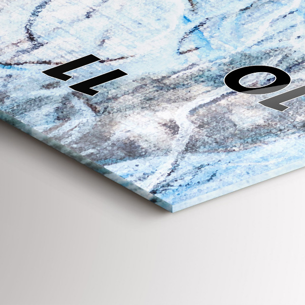 Vertikale Uhr Wölfe im Wald