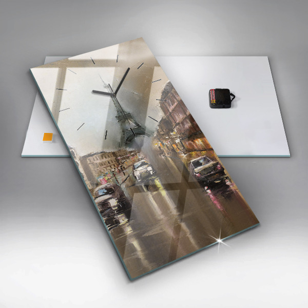 Vertikale Uhr Stadt Paris