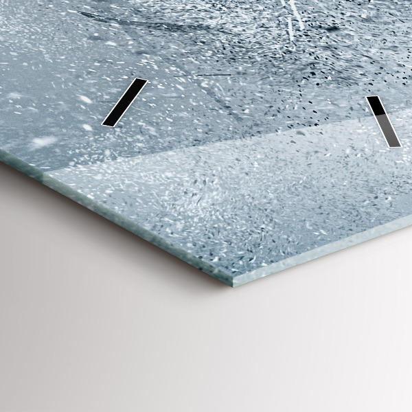 Vertikale Uhr Laufender Mann