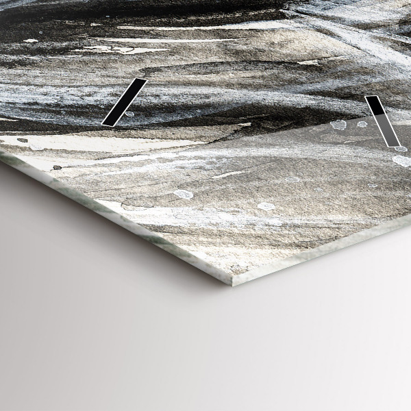 Vertikale Uhr Gemaltes Porträt