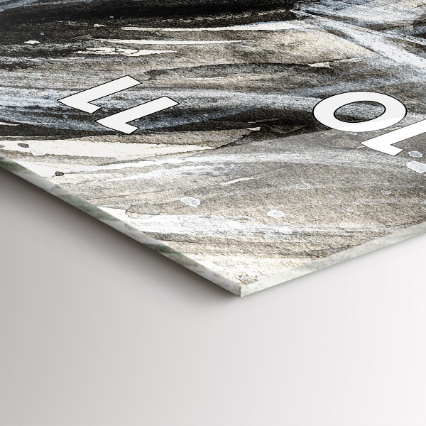 Vertikale Uhr Gemaltes Porträt