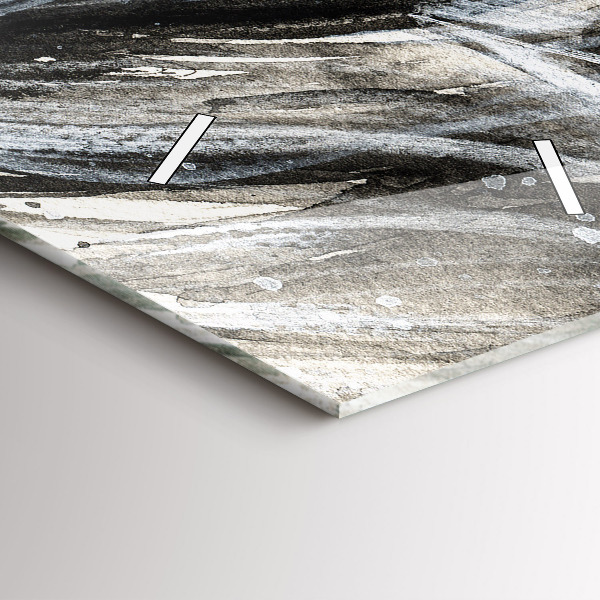 Vertikale Uhr Gemaltes Porträt