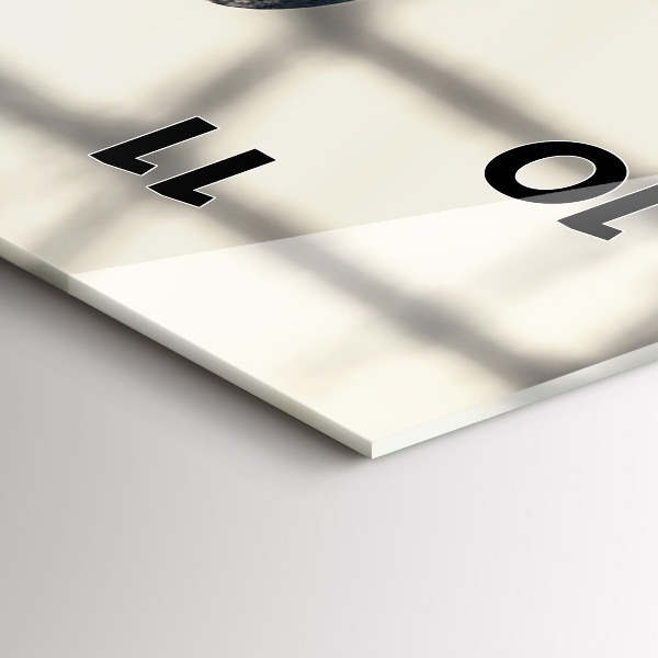 Vertikale Uhr mit motiv Antikes Schiff