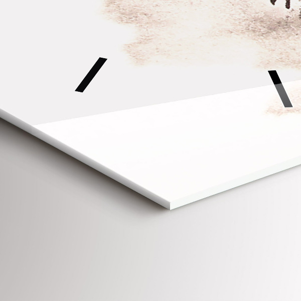 Vertikale Uhr mit motiv Galoppierende Pferde