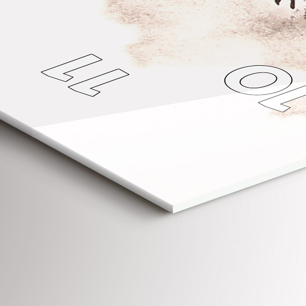 Vertikale Uhr mit motiv Galoppierende Pferde