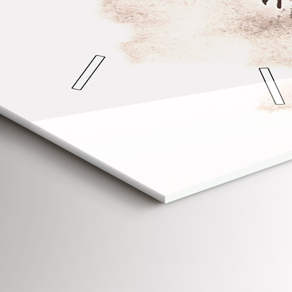 Vertikale Uhr mit motiv Galoppierende Pferde