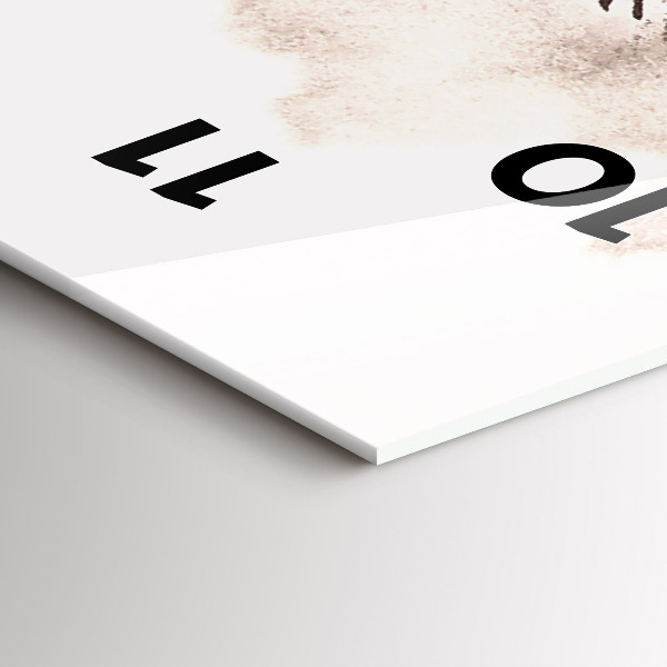 Vertikale Uhr mit motiv Galoppierende Pferde