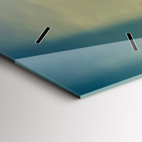 Vertikale Uhr mit motiv Leuchtturm am Meer