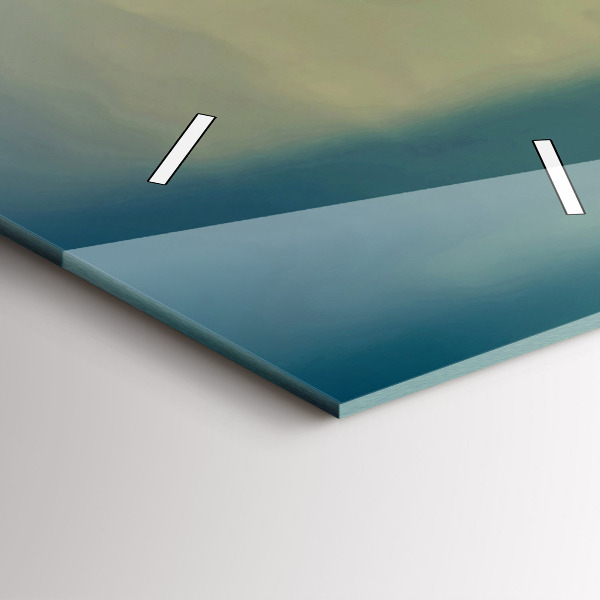 Vertikale Uhr mit motiv Leuchtturm am Meer