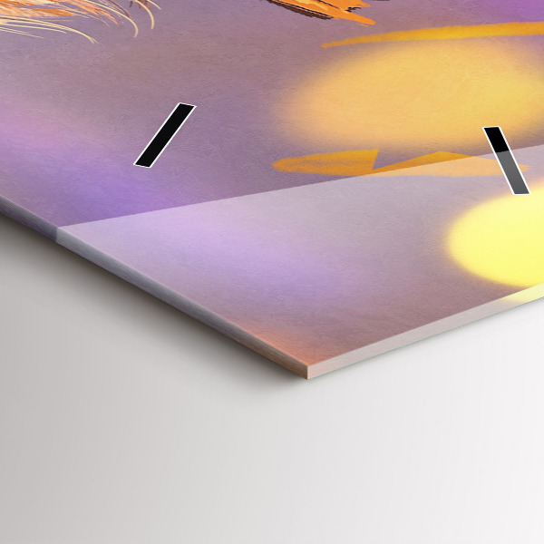 Vertikale Uhr mit motiv Ritter mit Schwert