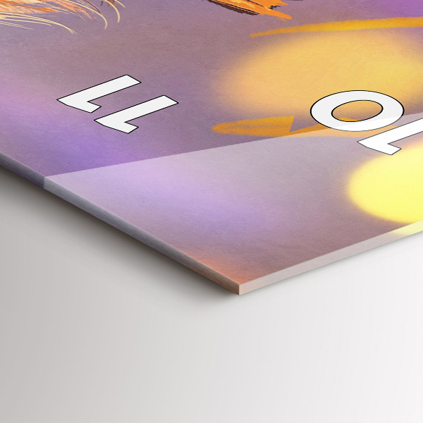 Vertikale Uhr mit motiv Ritter mit Schwert