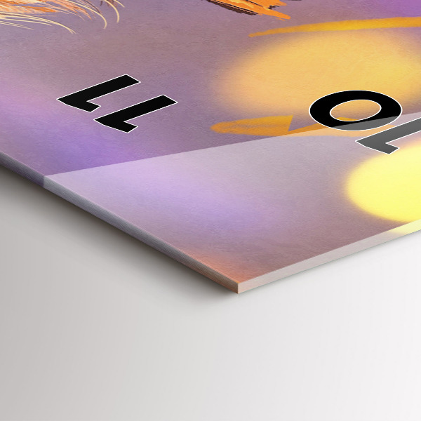 Vertikale Uhr mit motiv Ritter mit Schwert