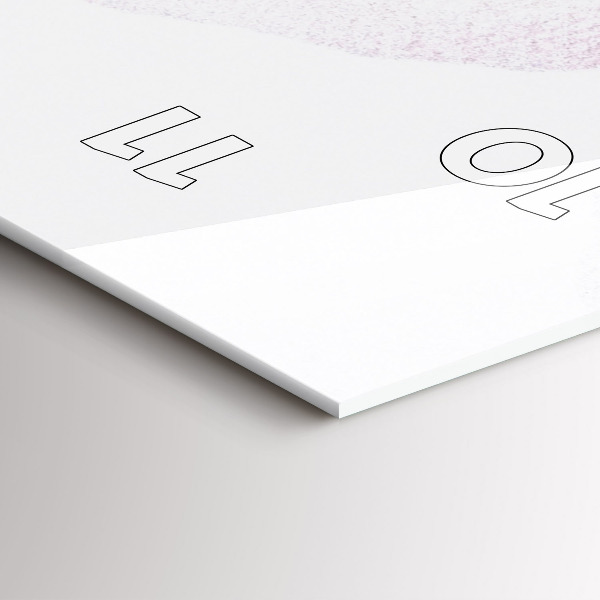 Vertikale Uhr mit motiv Trockene Mohnblumen