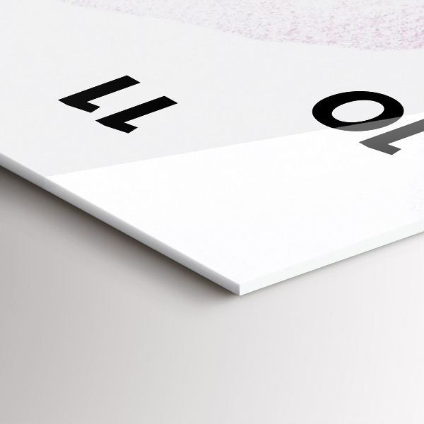 Vertikale Uhr mit motiv Trockene Mohnblumen