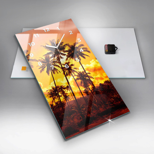 Vertikale Uhr mit motiv Thailand Strand Klong Prao