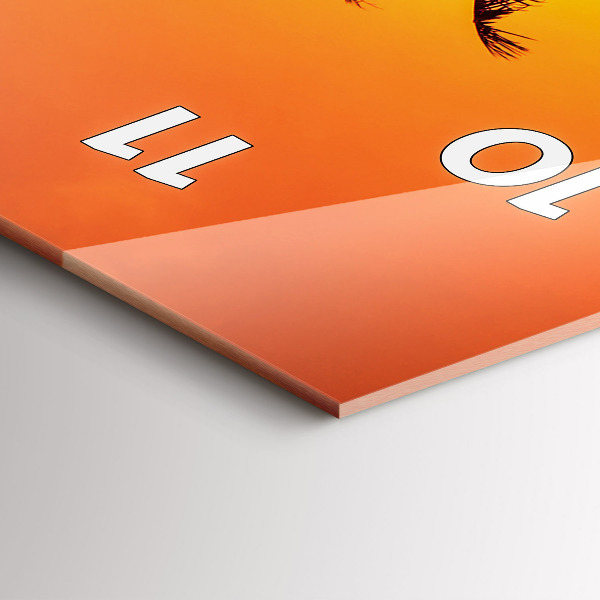 Vertikale Uhr mit motiv Thailand Strand Klong Prao