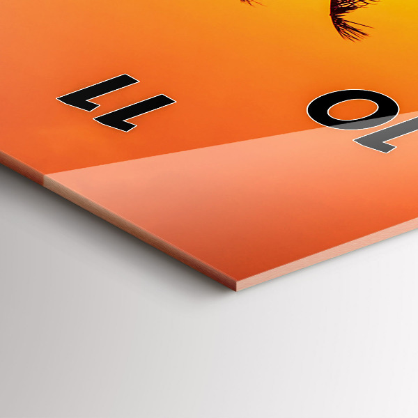 Vertikale Uhr mit motiv Thailand Strand Klong Prao