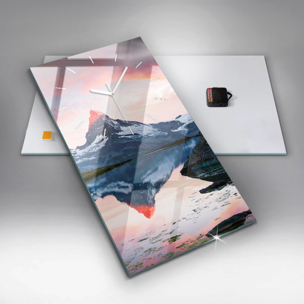 Vertikale Uhr Stellisee Matterhorn