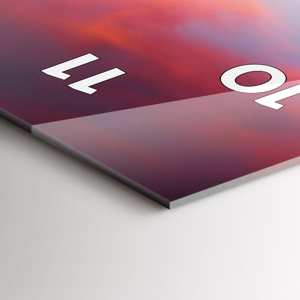 Vertikale Uhr Stellisee Matterhorn