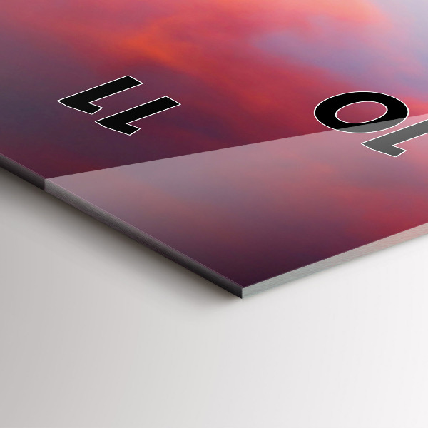 Vertikale Uhr Stellisee Matterhorn