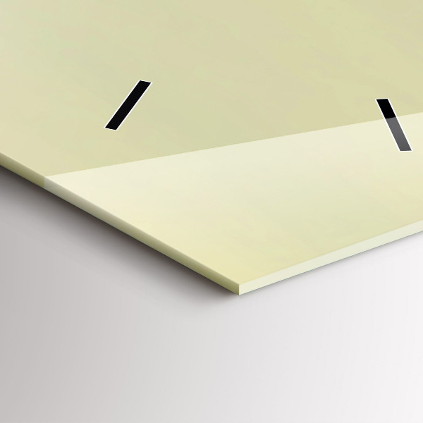 Vertikale Uhr mit motiv Nebliger Wald Adler