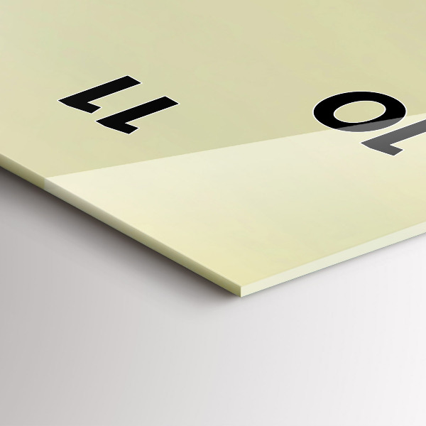 Vertikale Uhr mit motiv Nebliger Wald Adler